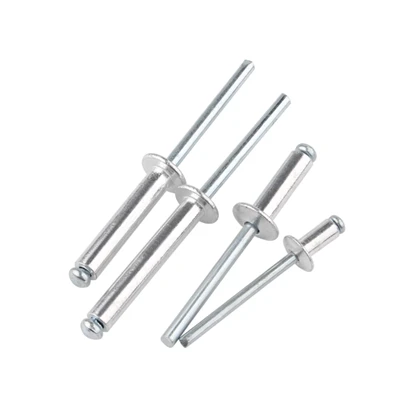 Pop-Blindniete aus Aluminium mit offenem Ende